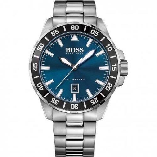 Image of Deep Ocean Sølv herre ur fra Hugo Boss, 1513230